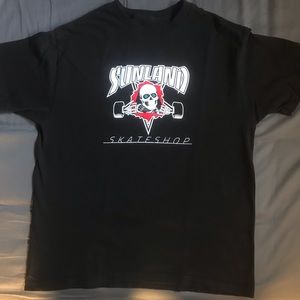 Thrasher Powell collaboration Skateboard T-shirt